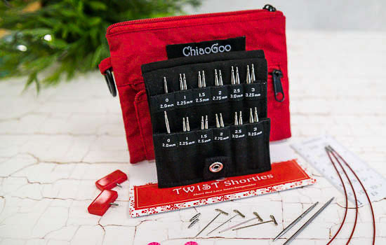 ChiaoGoo Nadelset Twist Red Lace Shorties