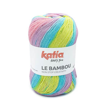 Katia Le Bambou aus Baumwolle und Viscose Sommergarn